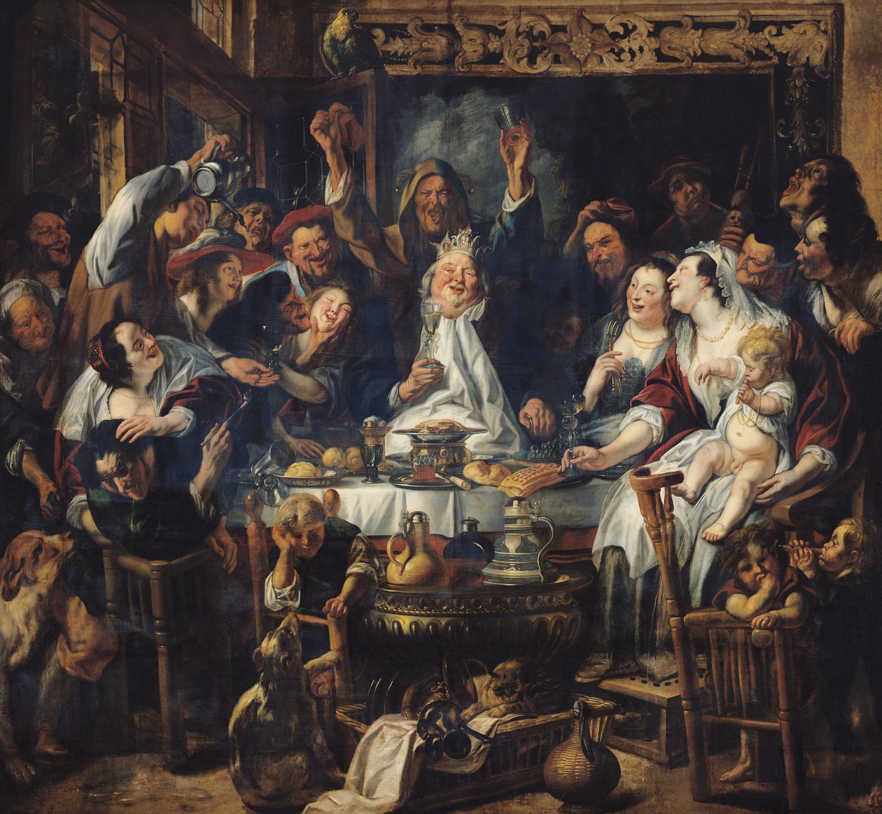 Kral İçiyor by Jacob Jordaens