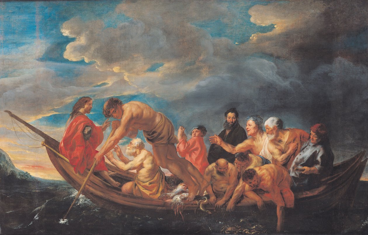 The Miraculous Draught of Fishes, c.1640  by Jacob Jordaens