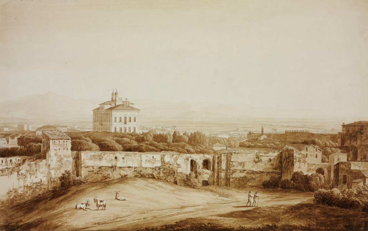 Villa Costaguto, Roma by Jacob Philippe Hackert
