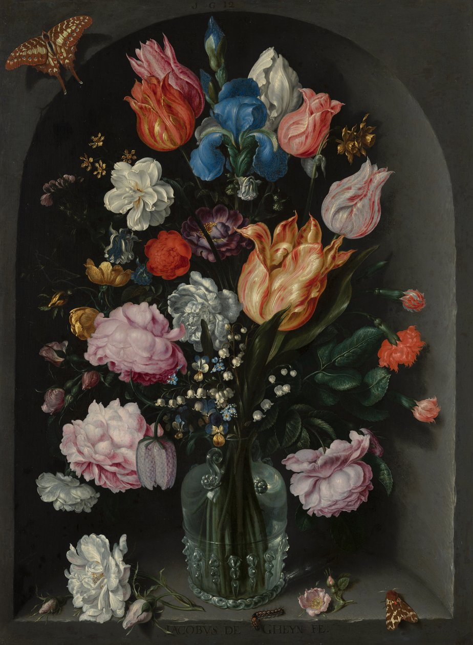Cam Şişede Çiçekler by Jacob de Gheyn II