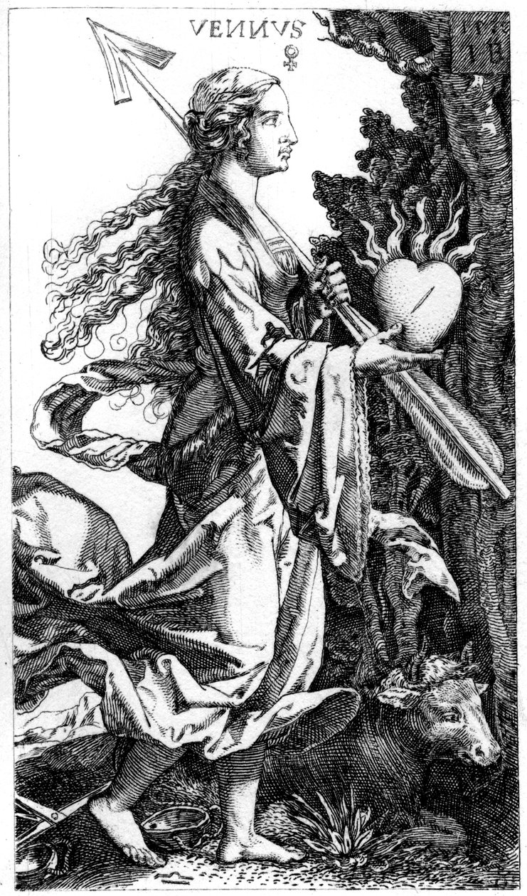 Venüs, c1520s 1849. by Jacob Binck