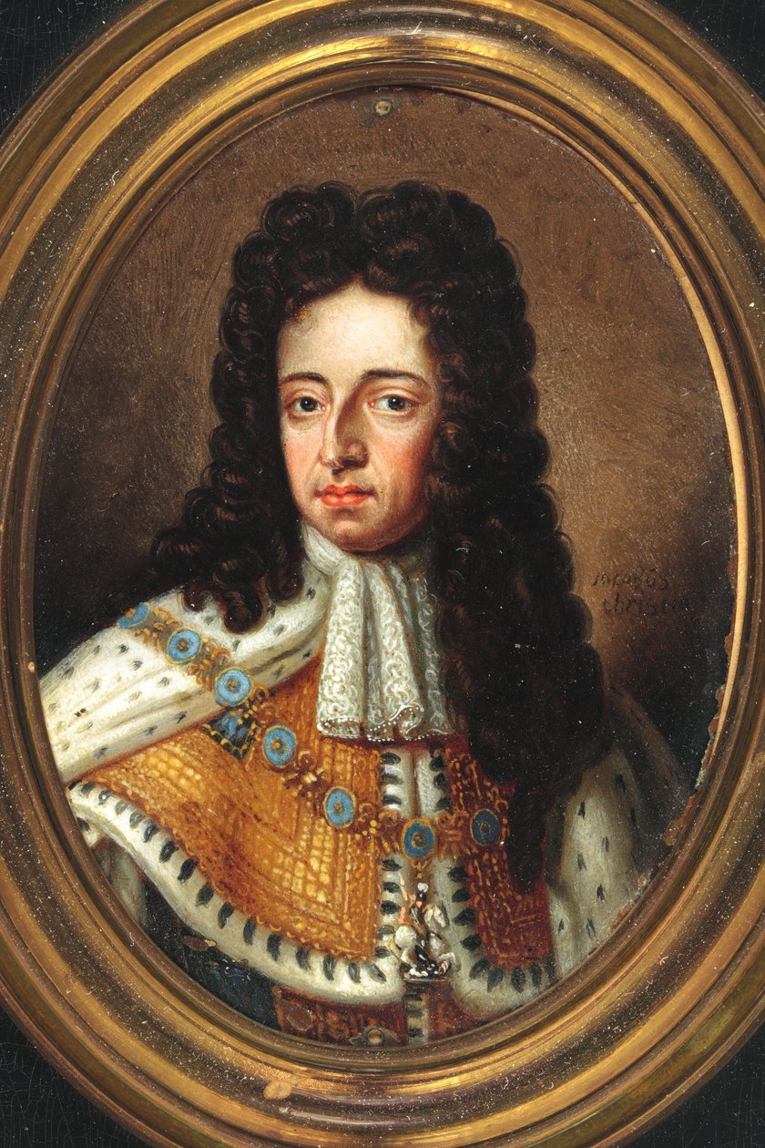 William III (emaye) by Jacob Christian