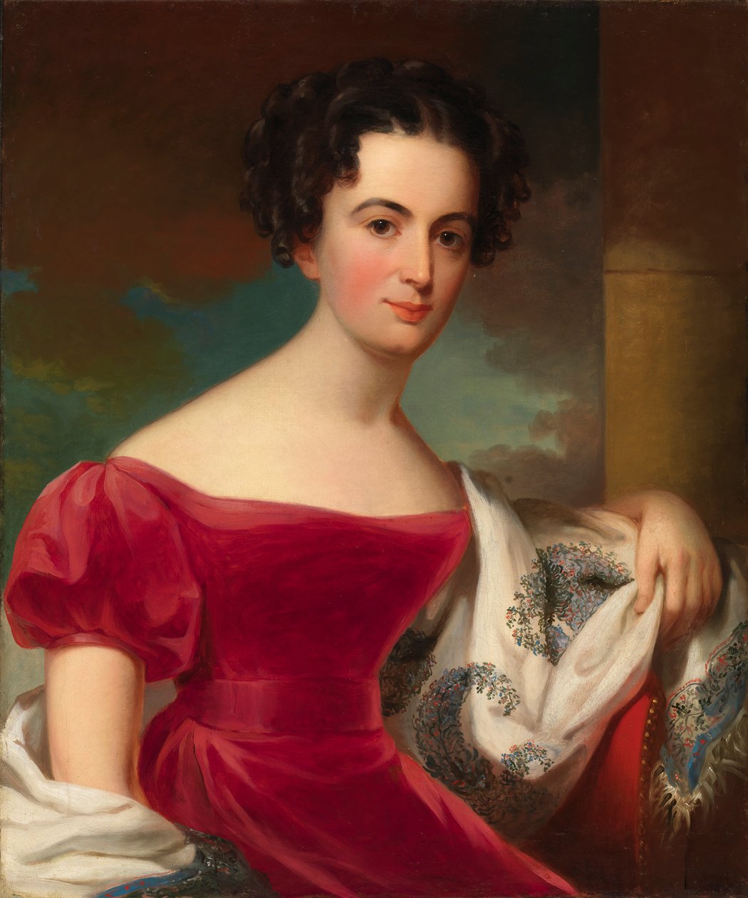 Jane Evans Tevis, 1827. by Jacob Eichholtz