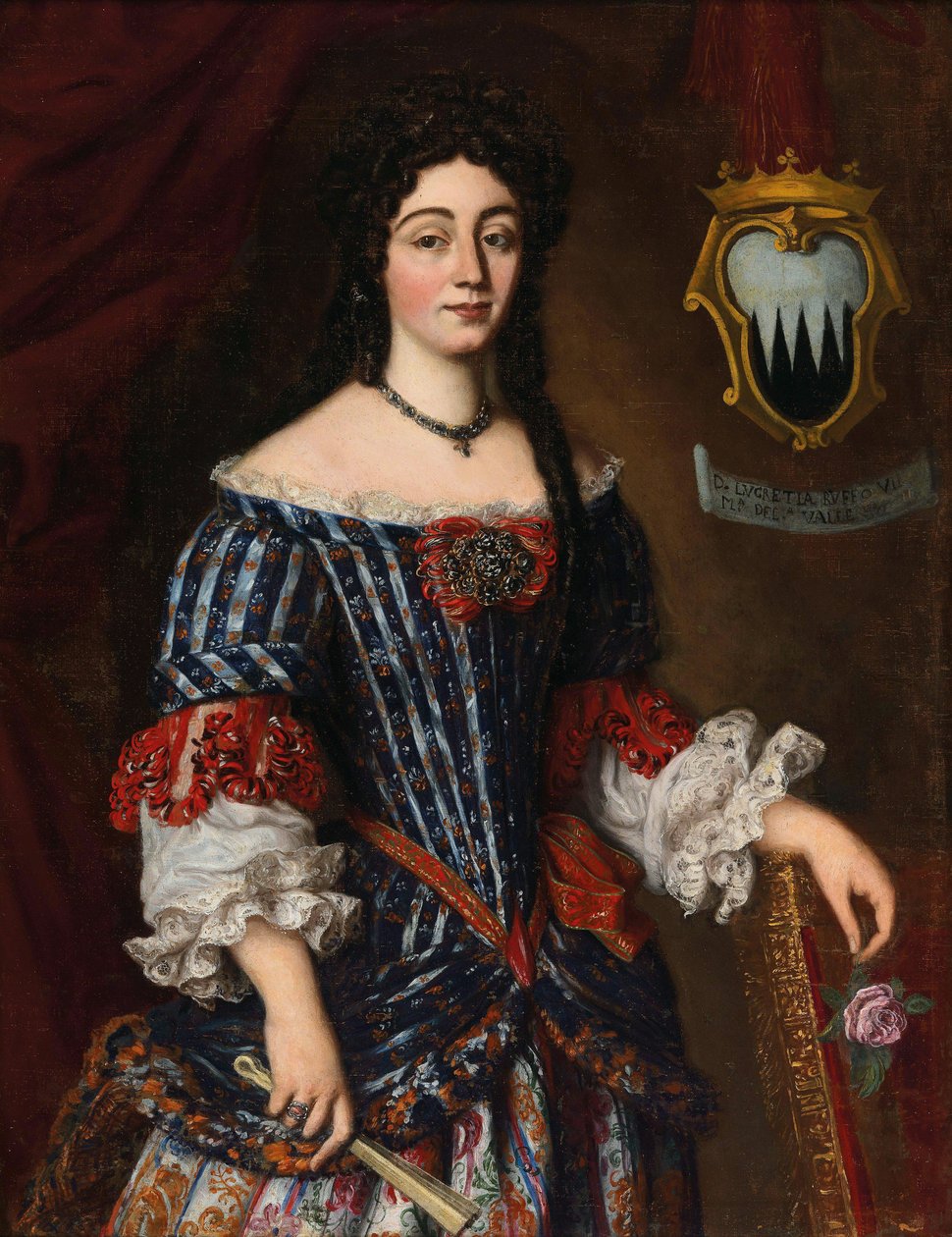 Lucrezia Ruffo 1661-1722, Vadinin Markizi. by Jacob Ferdinand Voet