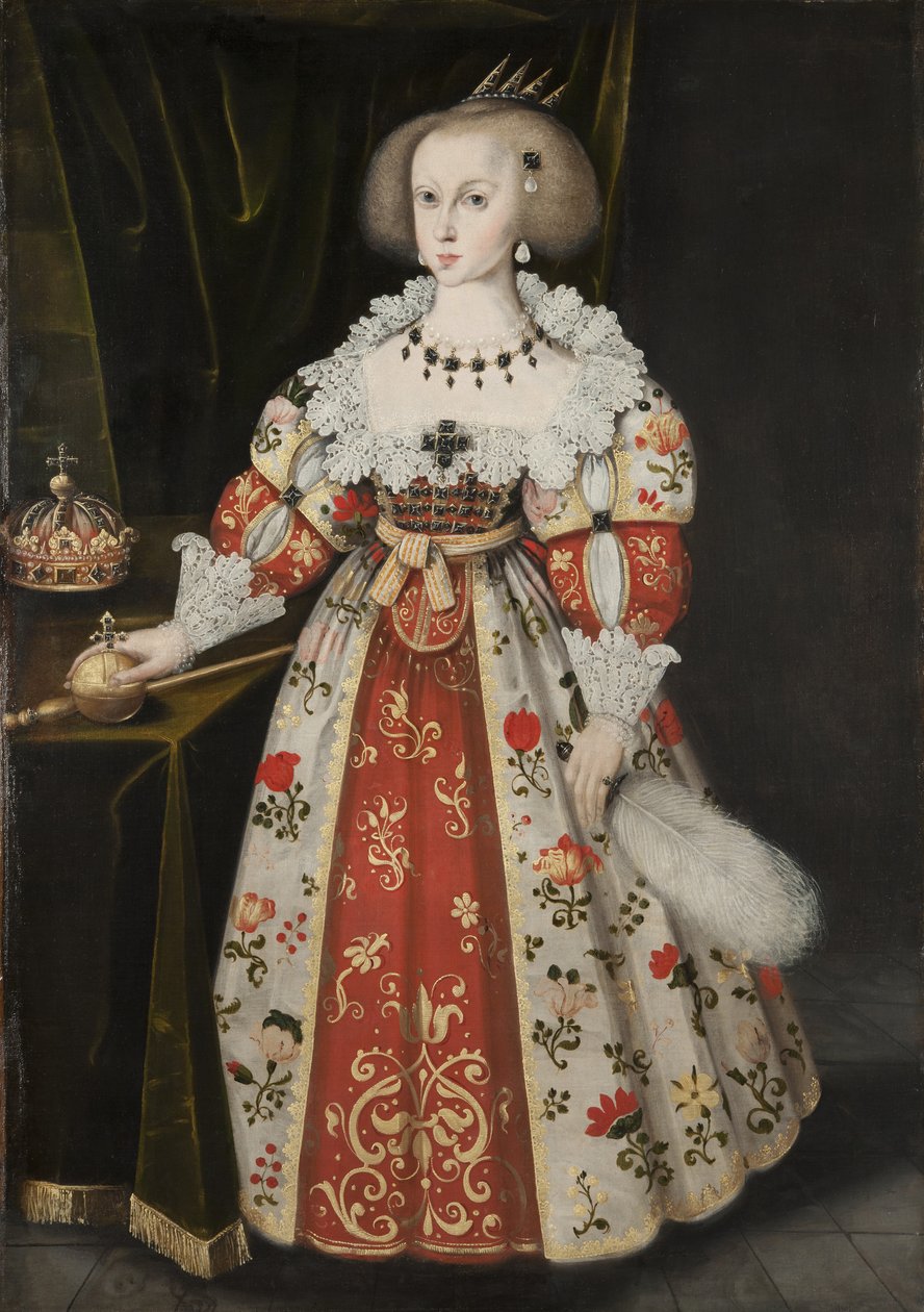 Çocukken Kraliçe Kristina, 1635-40 dolayları by Jacob Heinrich Elbfas