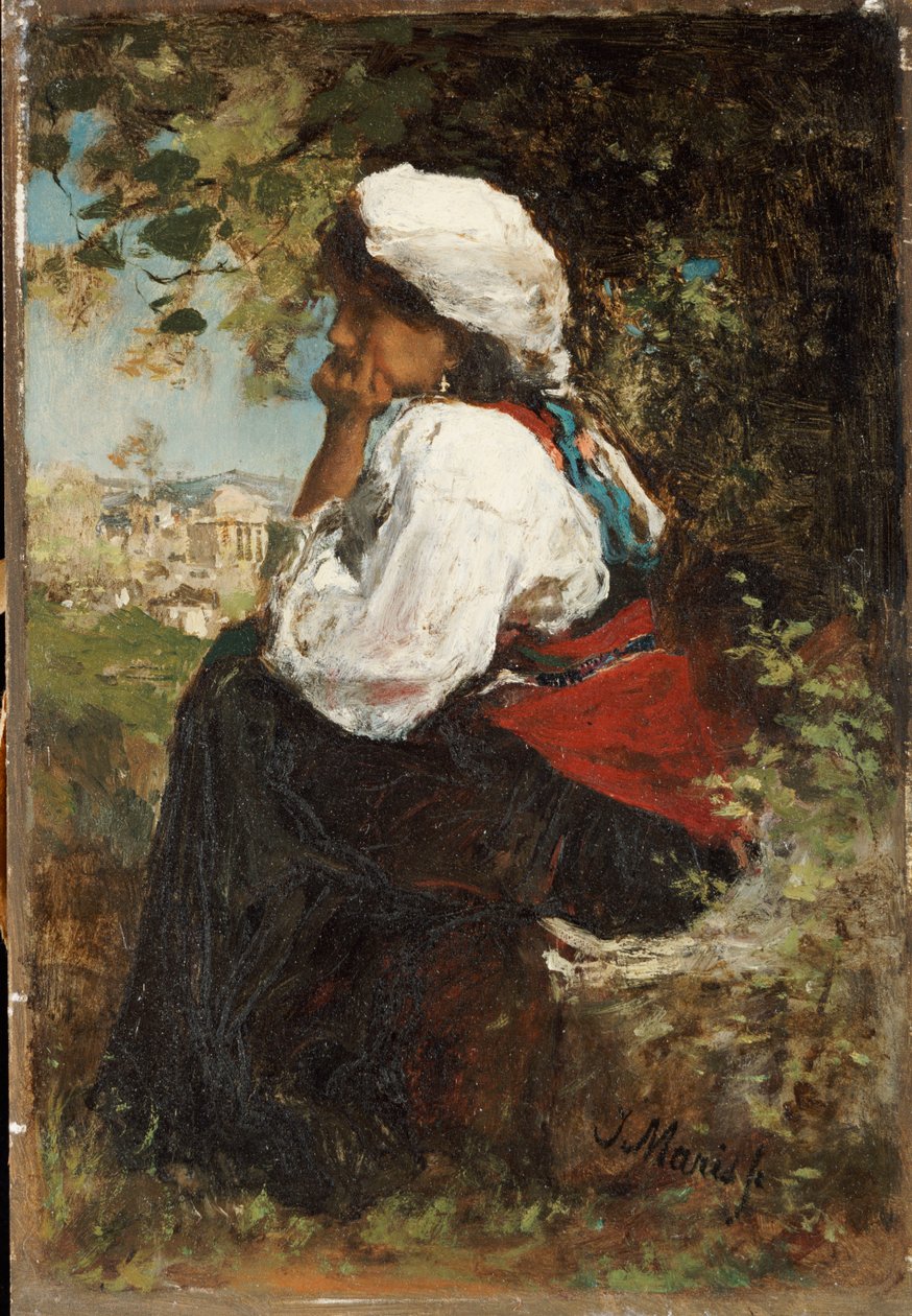 Romalı Kız by Jacob Henricus or Hendricus Maris