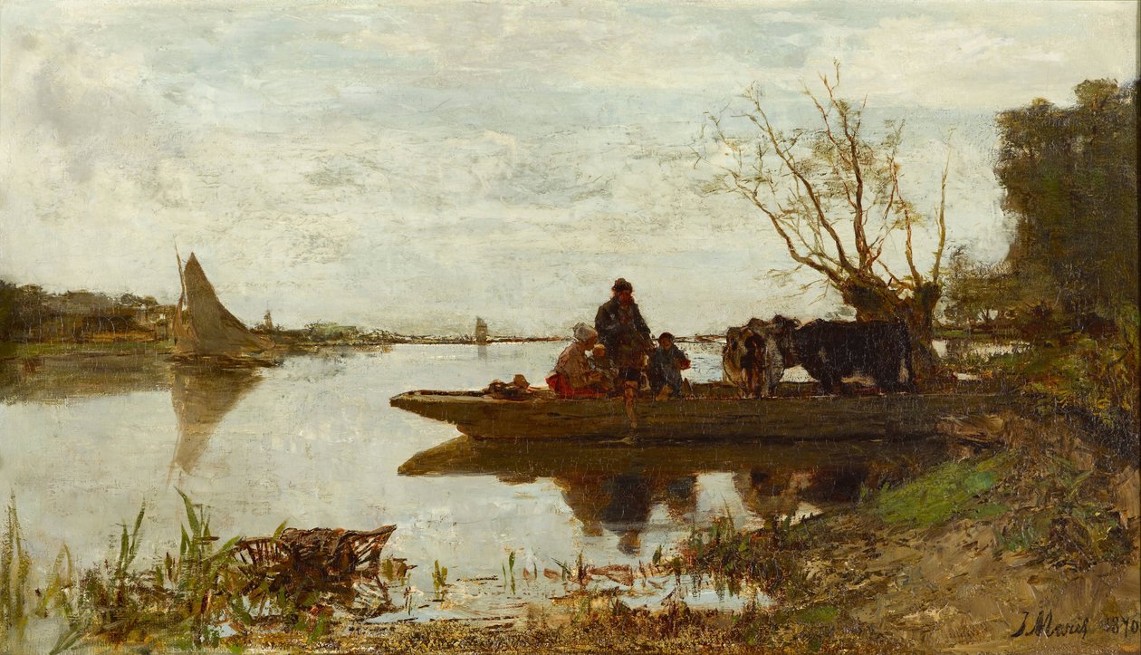 Feribot, 1870 by Jacob Henricus or Hendricus Maris