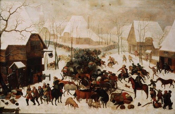 Köyde Dövüş, 1605 by Jacob II Savery