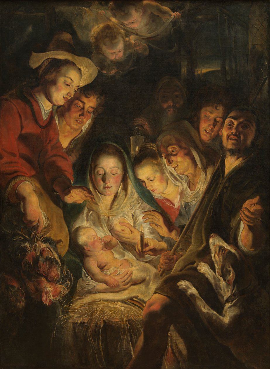 Çobanların Hayranlığı by Jacob Jordaens