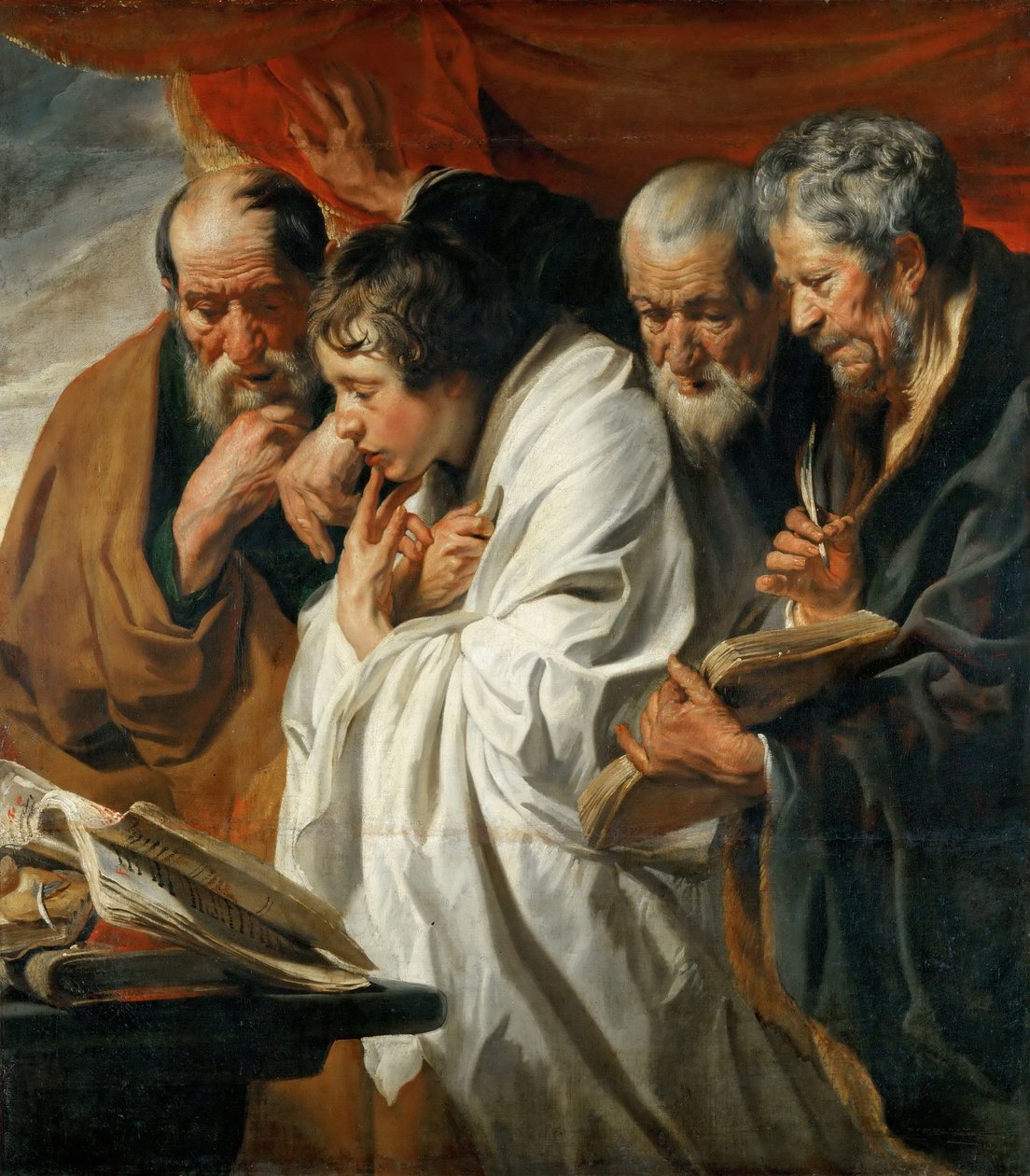 Dört Evangelist by Jacob Jordaens