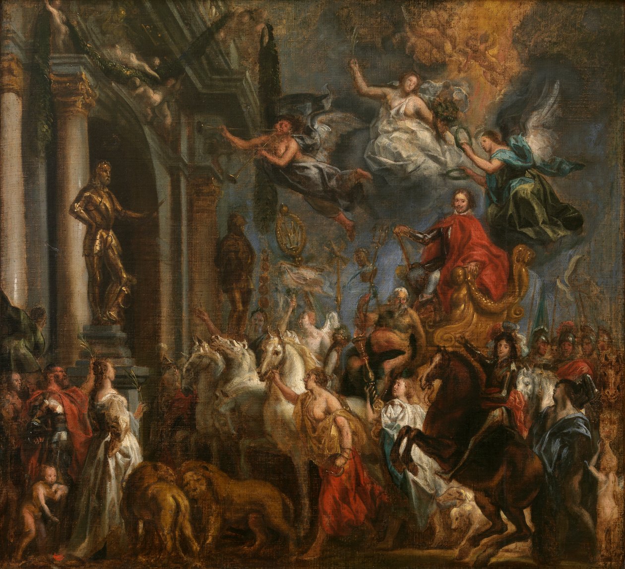 Frederik Hendrik'in Zaferi by Jacob Jordaens