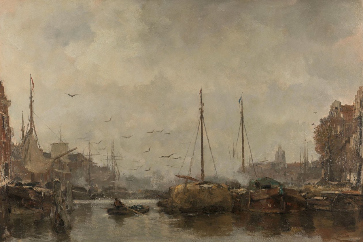 şehir manzarası şehir manzarası by Jacob Maris