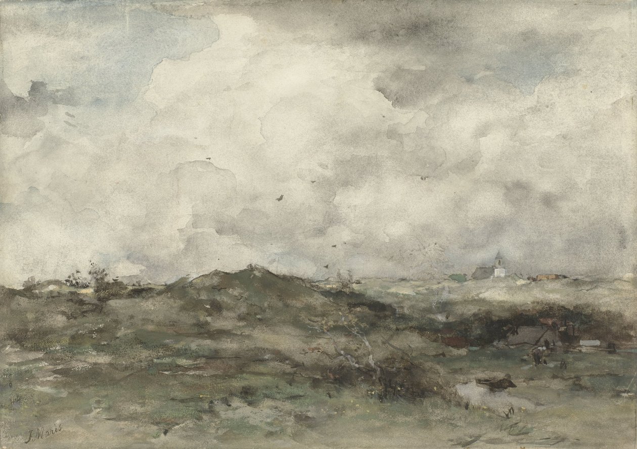 kumul manzarası by Jacob Maris
