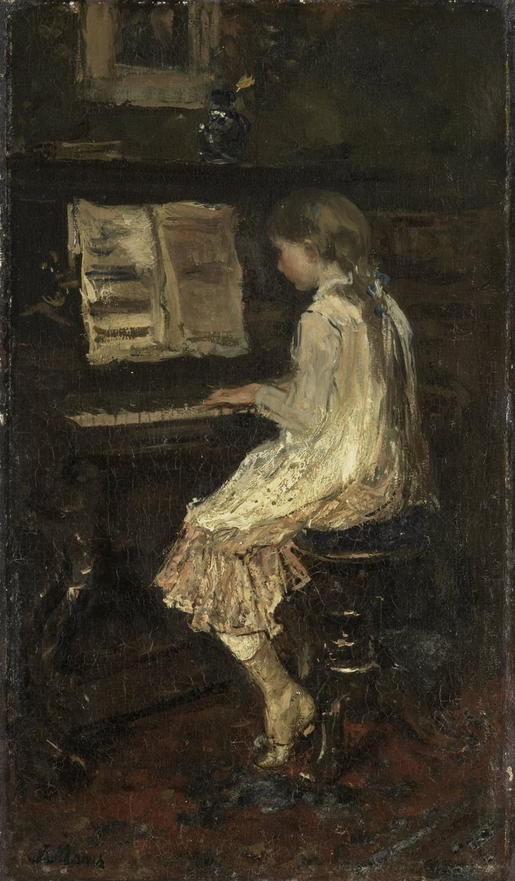 Piyanodaki Kız by Jacob Maris