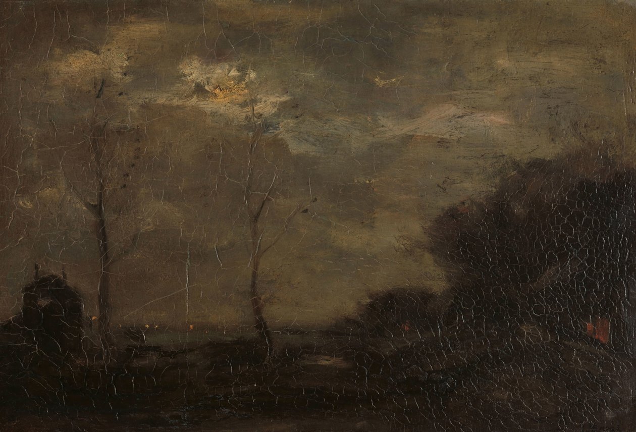 Ay ışığında yelken by Jacob Maris