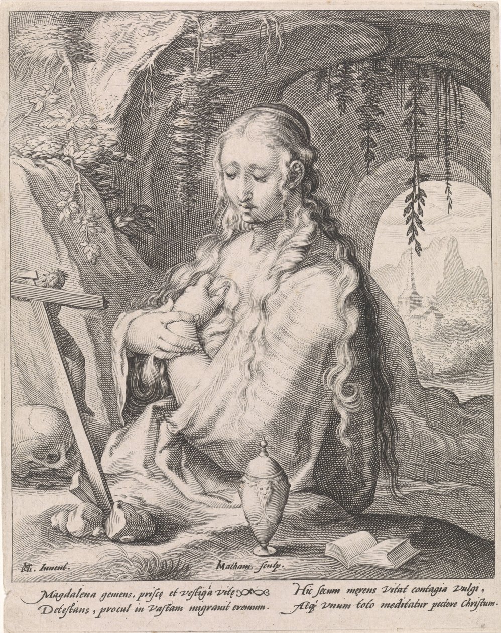 Boeo için Maria Magdalene by Jacob Matham