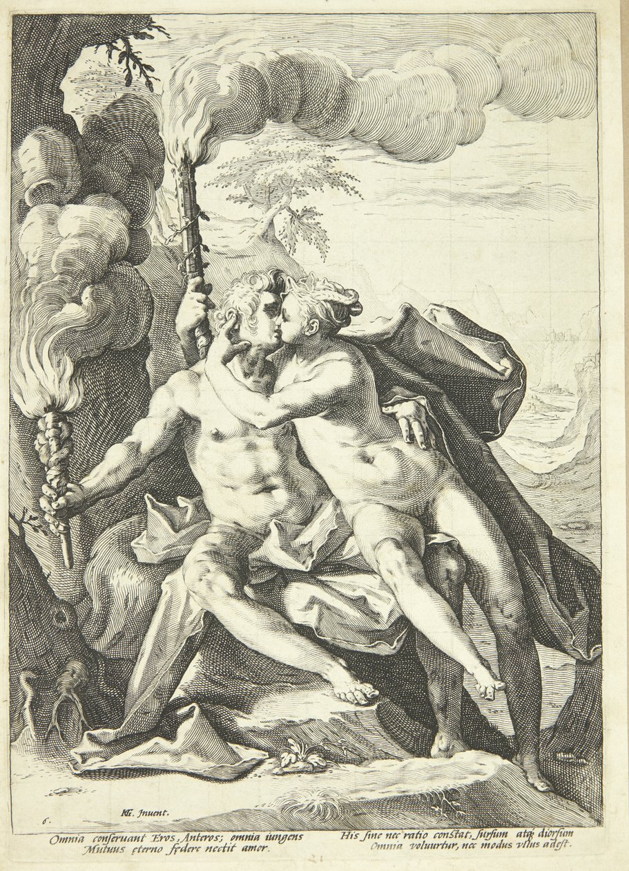 Eros ve Anterolar by Jacob Matham