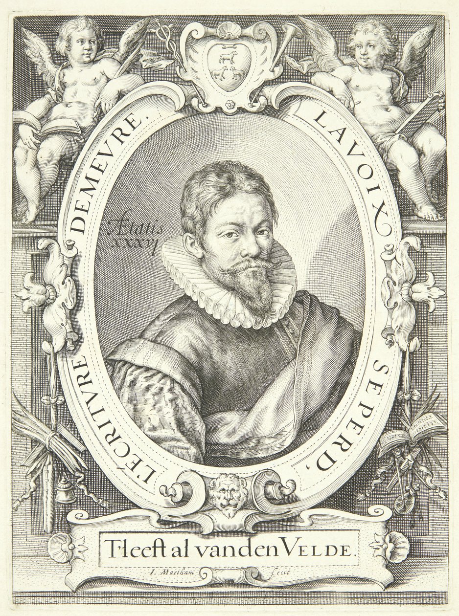Jan van de Velde den ældre by Jacob Matham