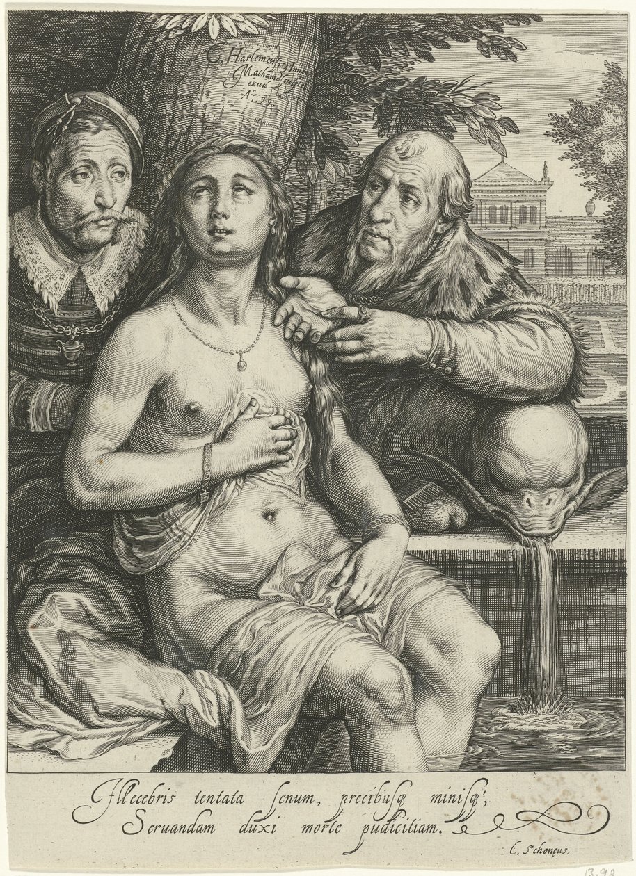 Susanna ve Yaşlılar by Jacob Matham