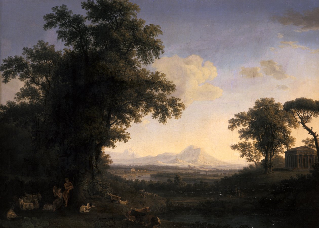 Arkadya Manzarası, 1829 by Jacob Philippe Hackert