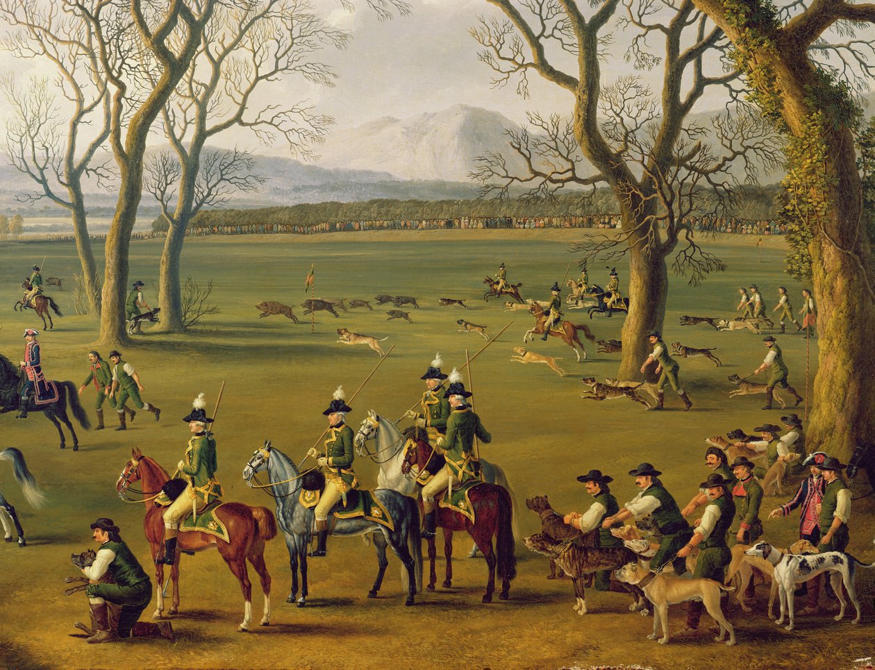 Yaban Domuzu Avı by Jacob Philippe Hackert