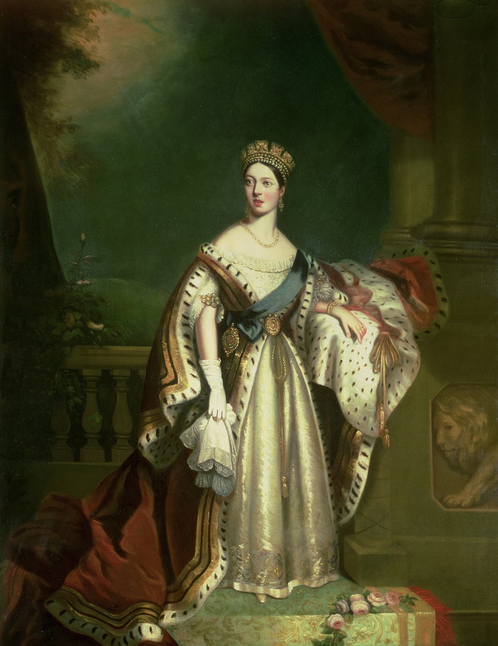 Kraliçe Victoria (1819-1901) 1867 by Jacob Thompson