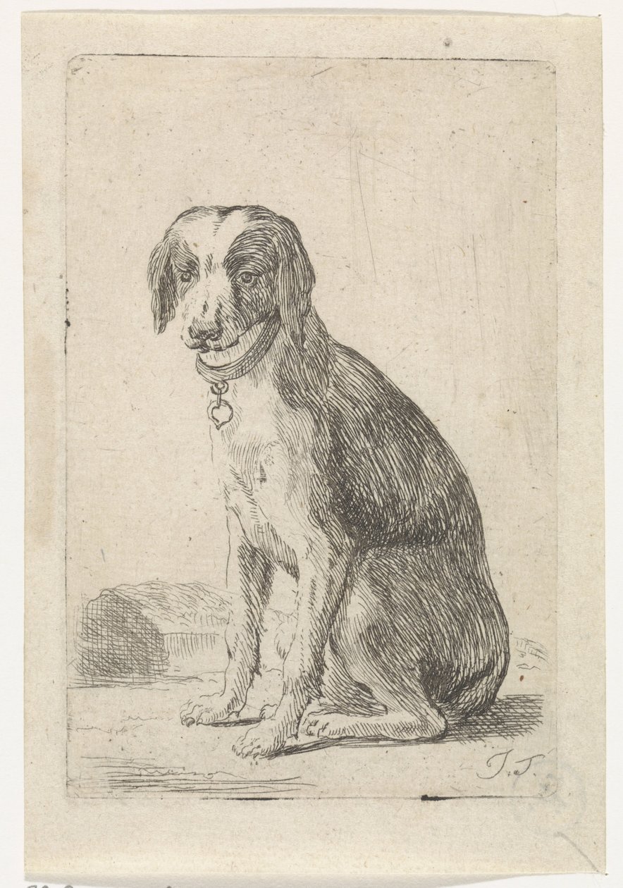tasmalı oturan köpek Köpekler (dizi adı) by Jacob Toorenvliet