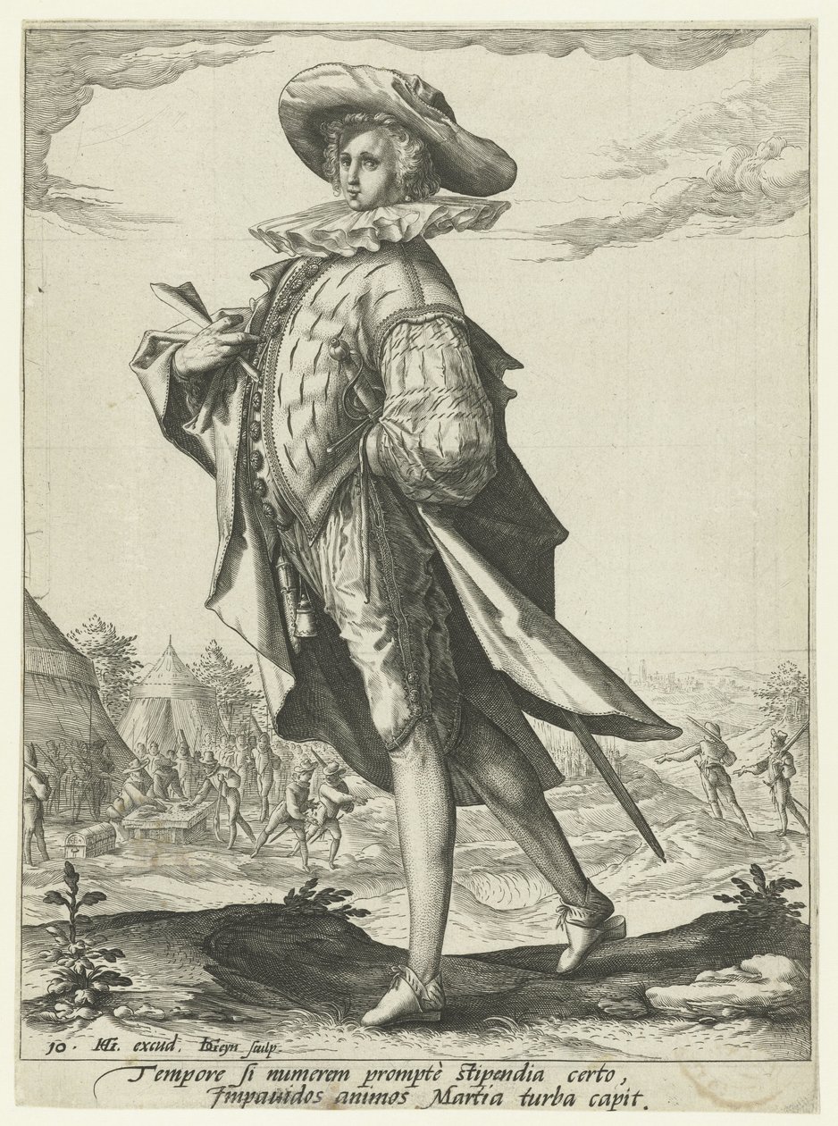 sayman Subaylar ve Askerler (dizi adı) by Jacob de Gheyn (II)
