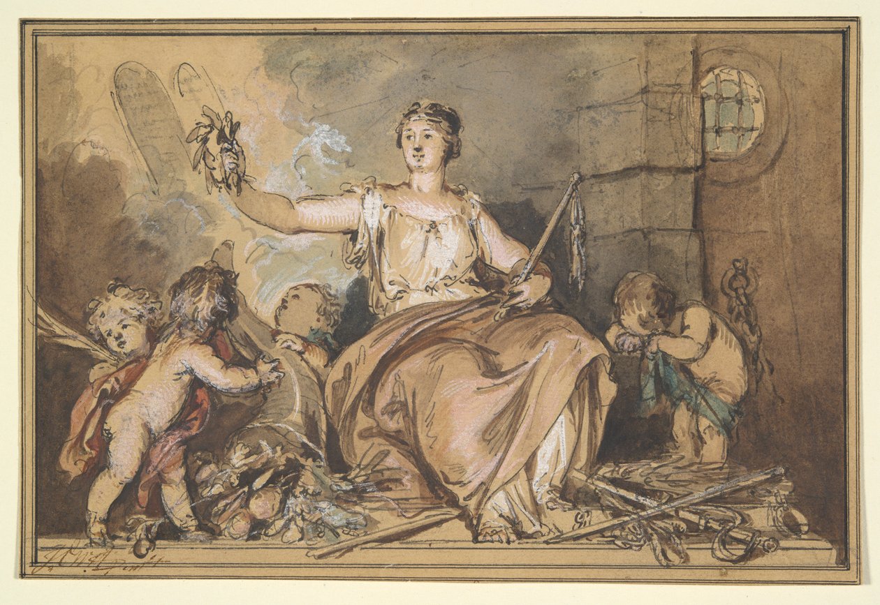 Savaş ve Barış Alegorisi by Jacob de Wit