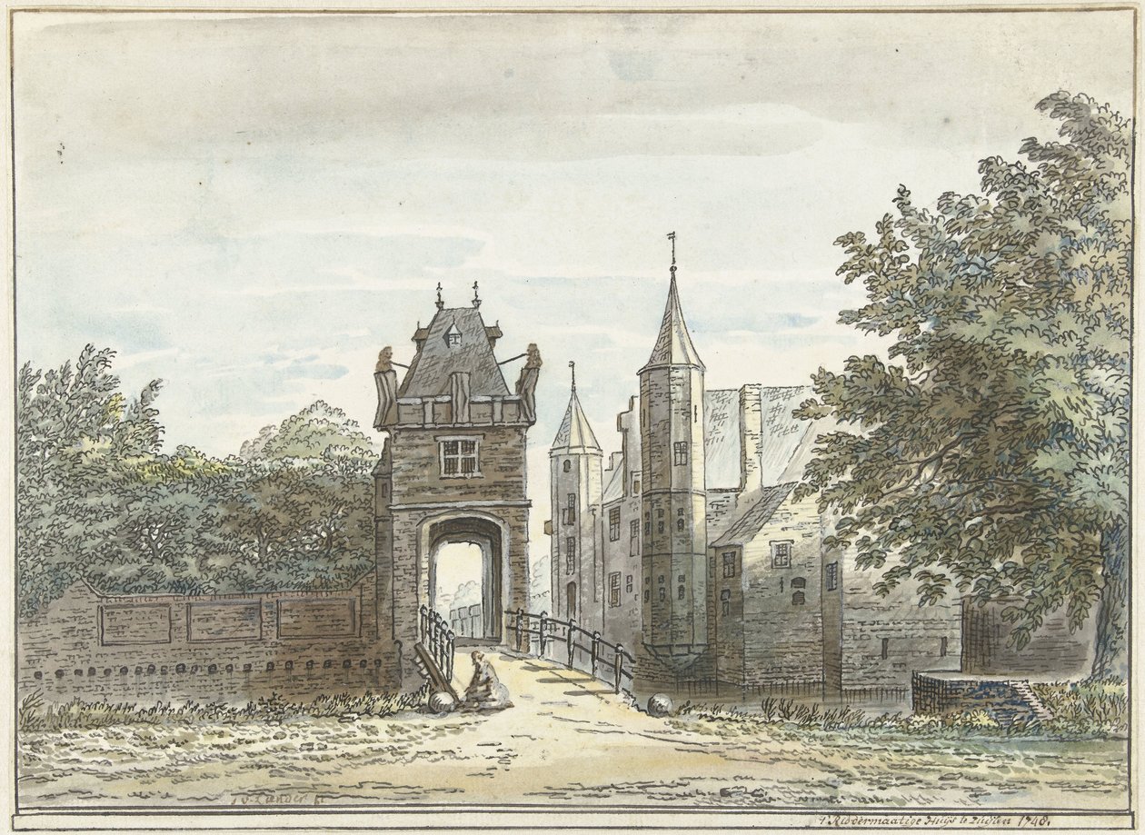 Zuylen'deki Ev by Jacob van Liender