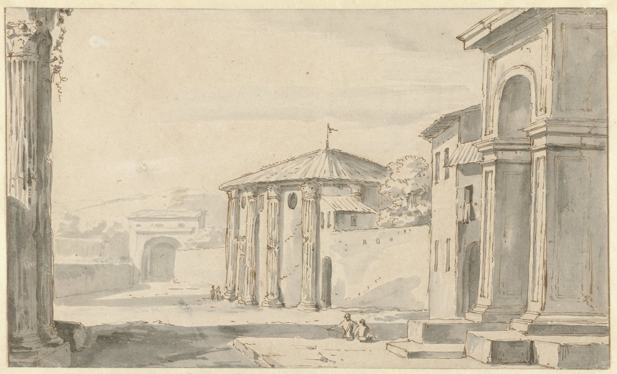 Roma'da yüz by Jacob van der Ulft