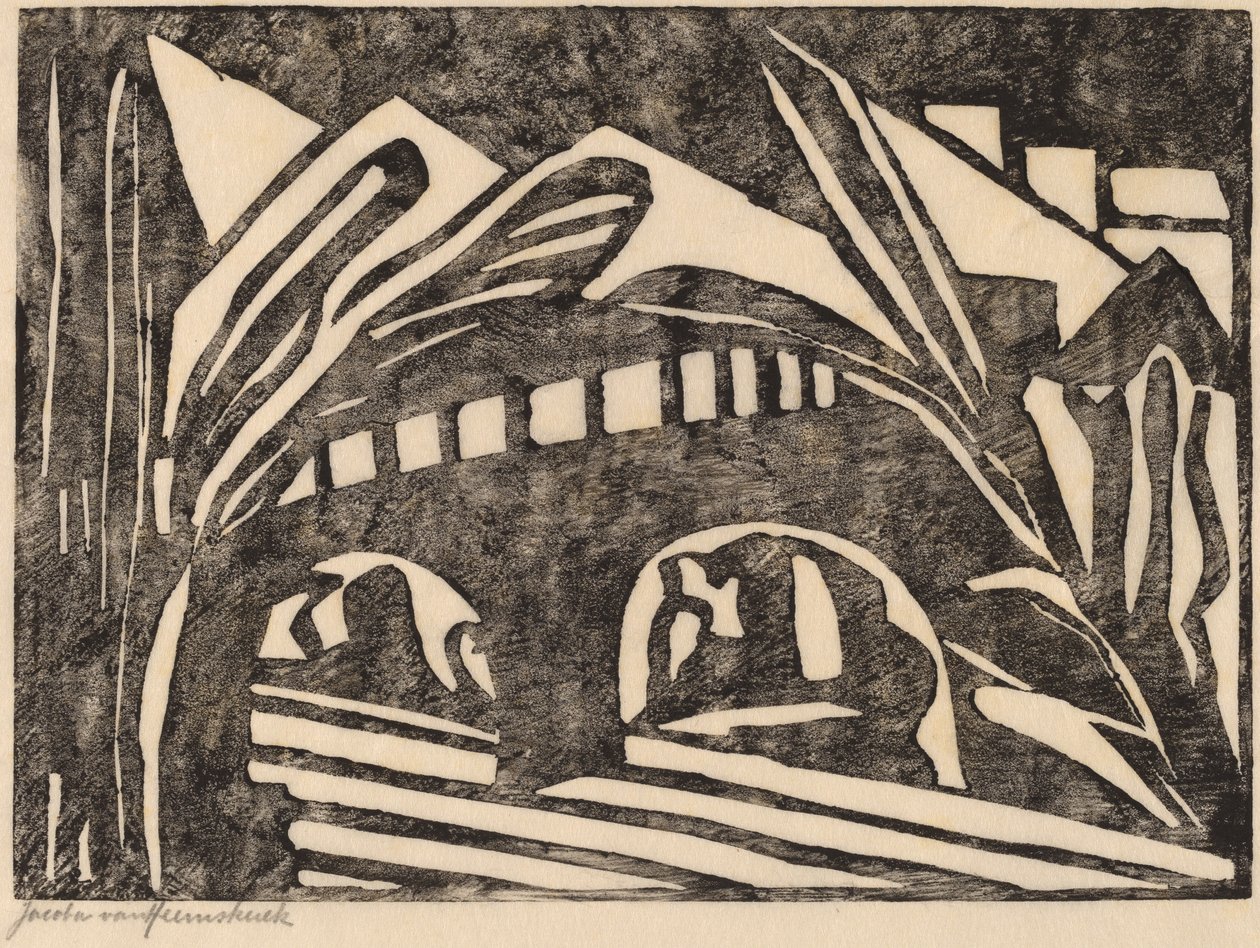 Köprü, 1916. by Jacoba van Heemskerck van Beest