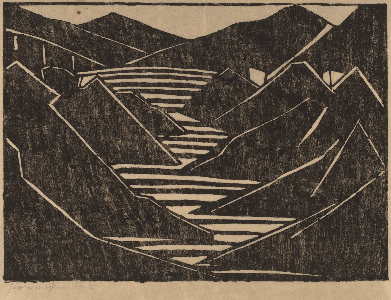Fiyort, 1916. by Jacoba van Heemskerck van Beest