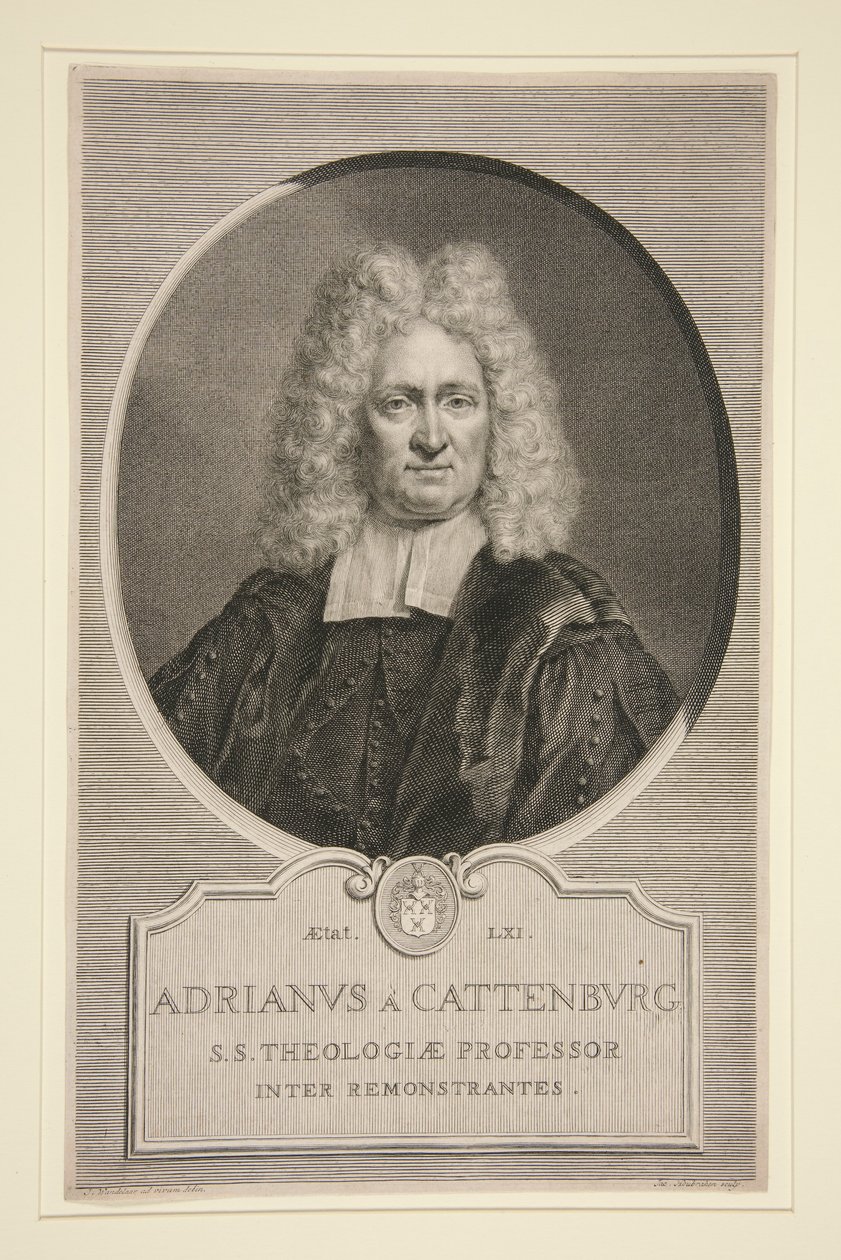 Adrianus ve Cattenburg by Jacobus Houbraken