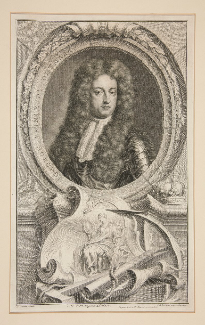 George, Danimarka Prensi by Jacobus Houbraken