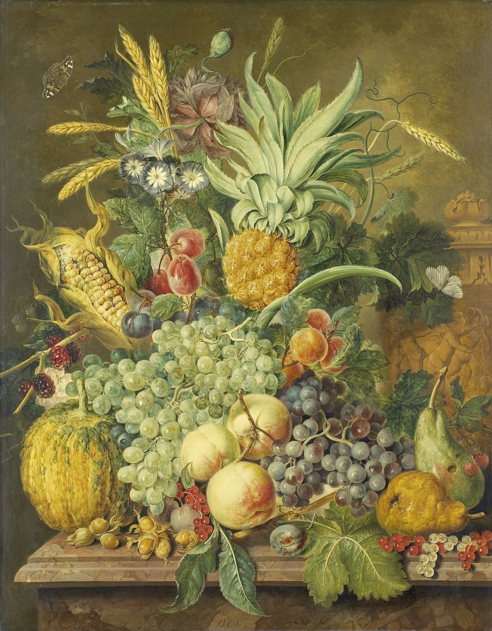 Meyveli Natürmort by Jacobus Linthorst