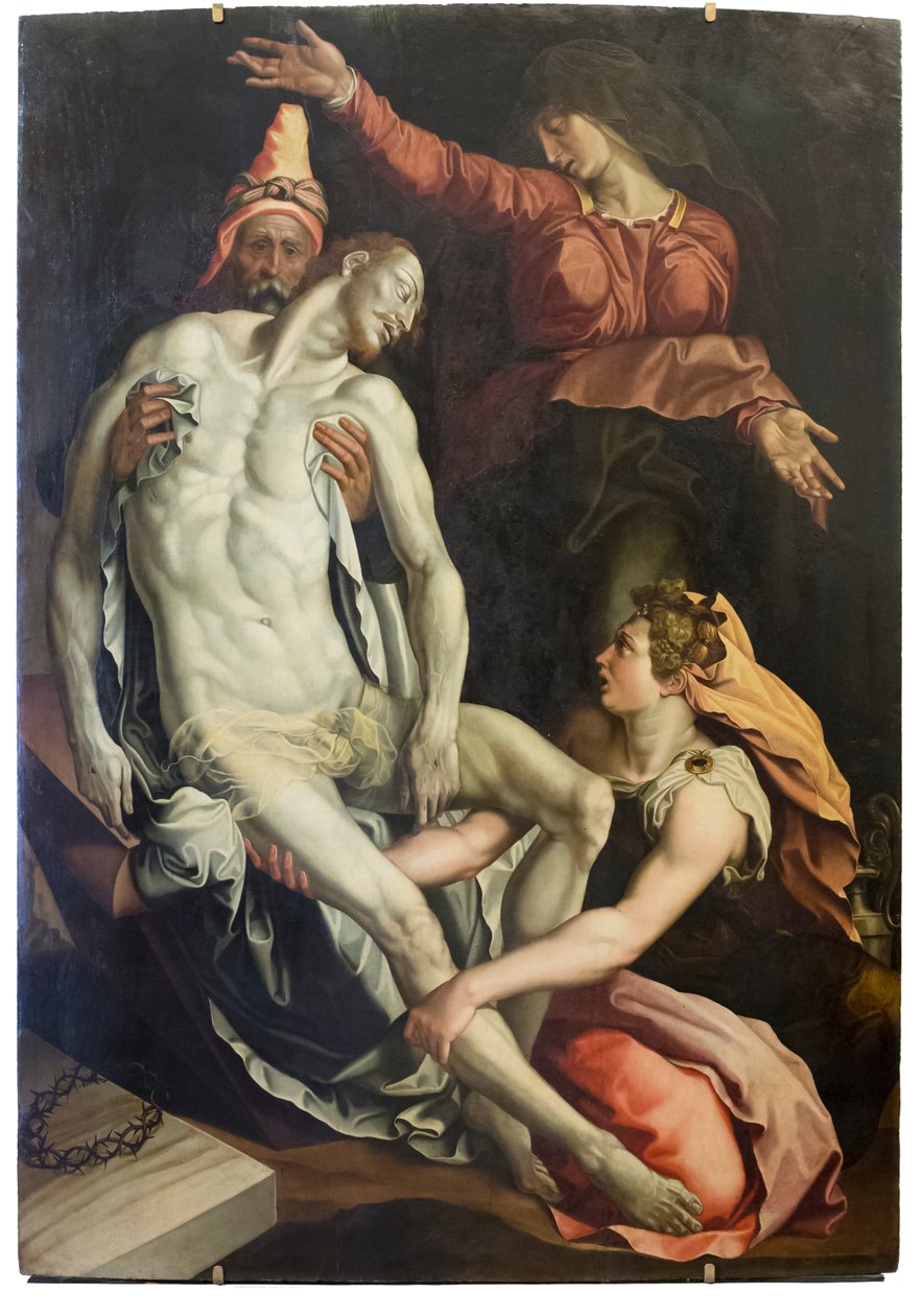 Mesih'in gömülmesi by Jacopino del Conte