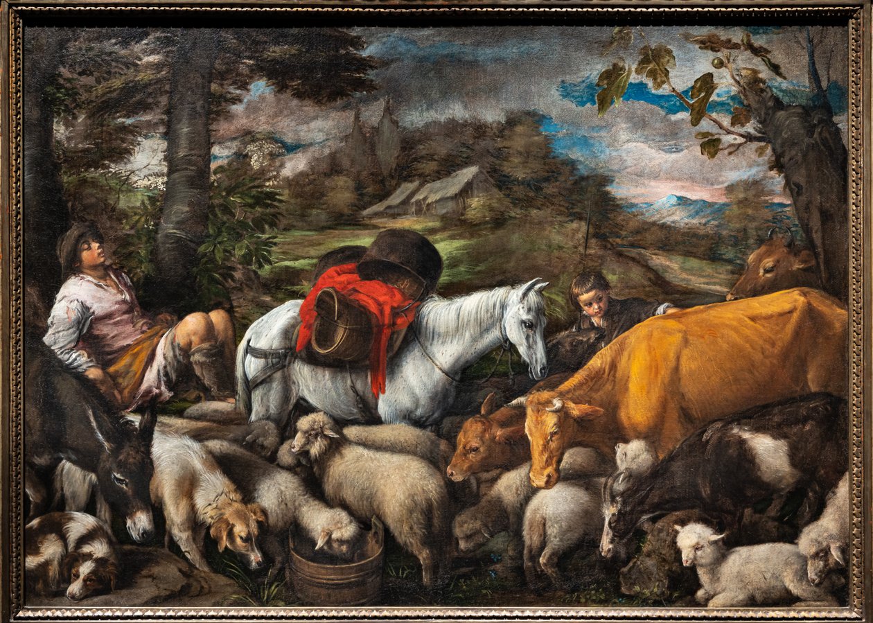 Pastoral (Beyaz At) by Jacopo (1510 92) Bassano