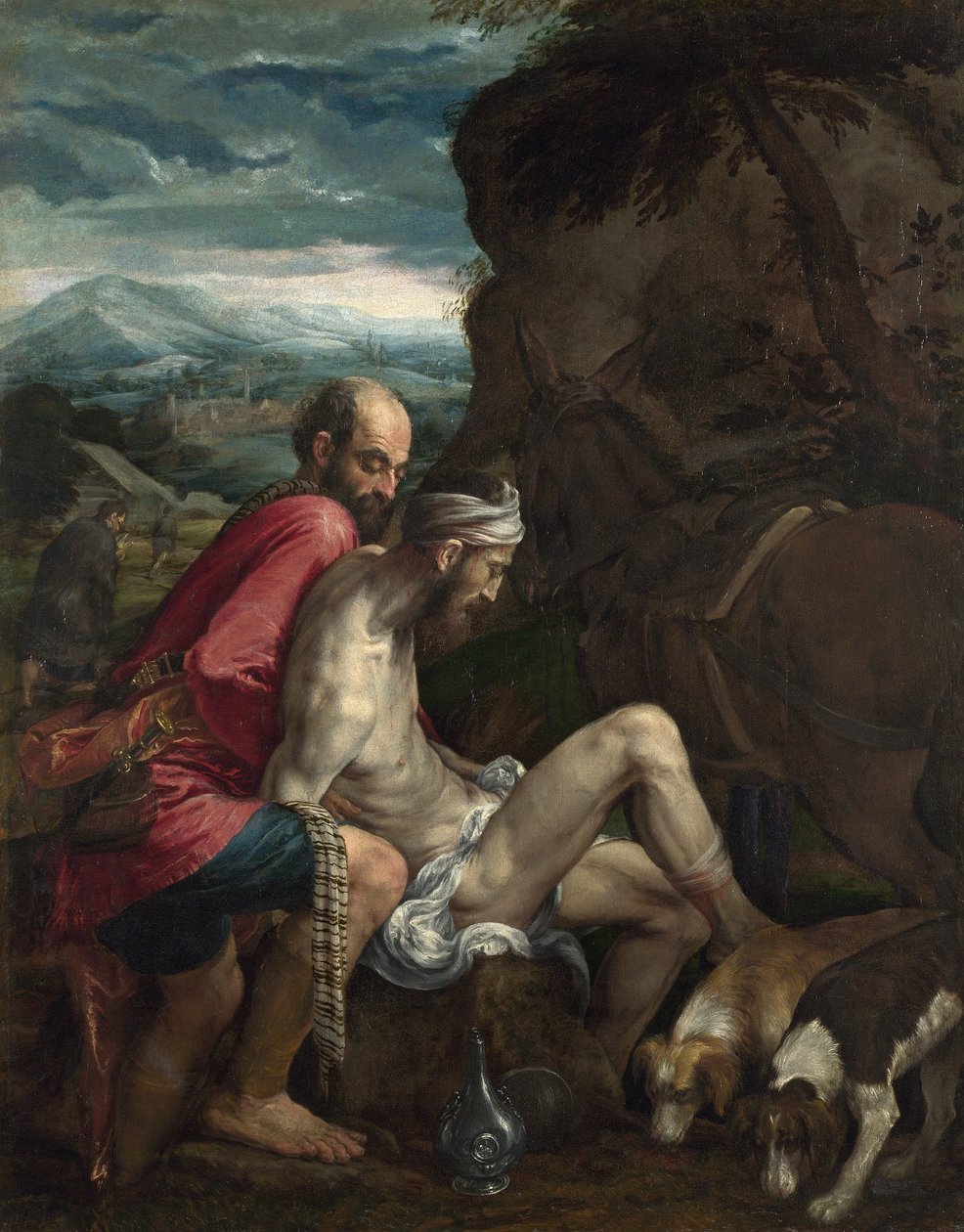İyi Samiriyeli by Jacopo Bassano