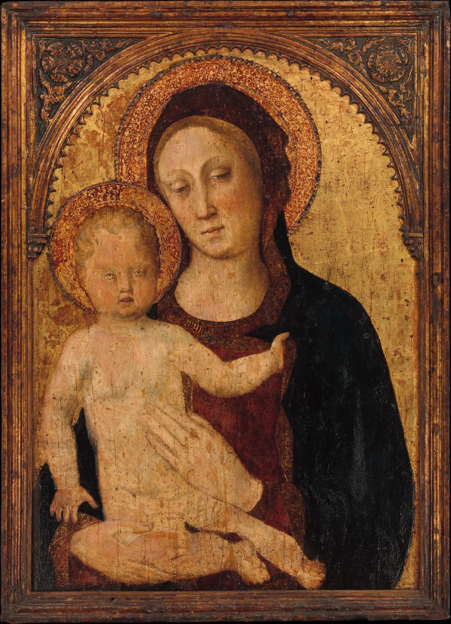 Madonna ve Çocuk, muhtemelen 1440'lar. by Jacopo Bellini