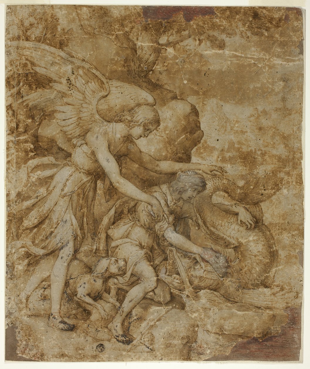 Tobias ve Melek Raphael by Jacopo Ligozzi