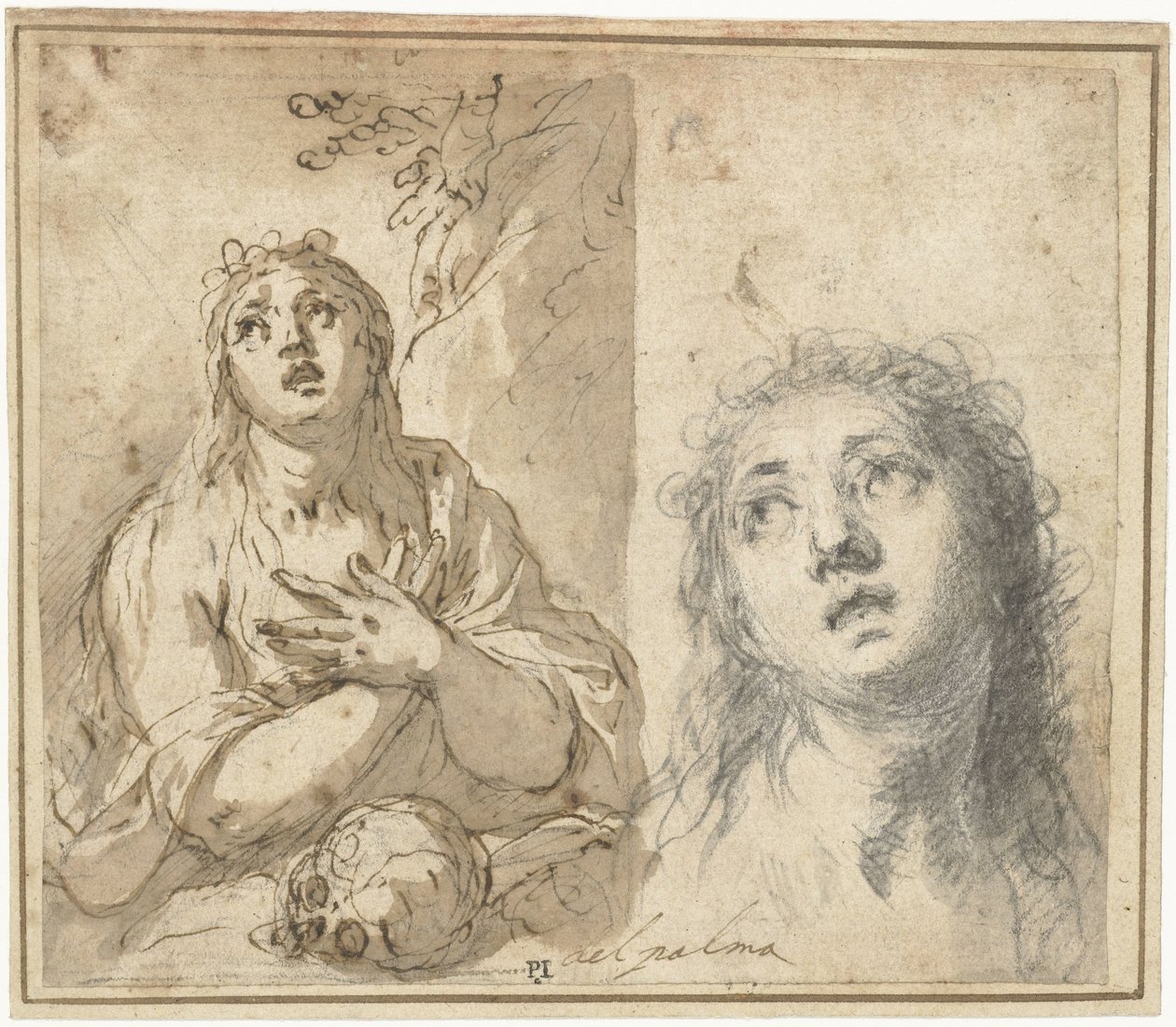Bir Manzarada Tövbekar Magdalene by Jacopo Palma (il Giovane)