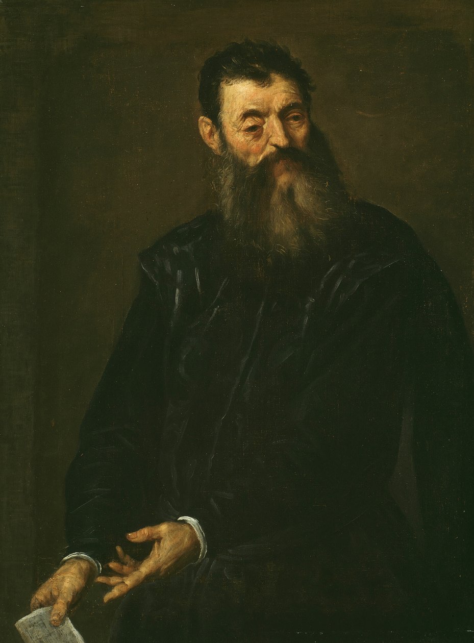 Bir Beyefendinin Portresi, c. 1590. by Jacopo Palma