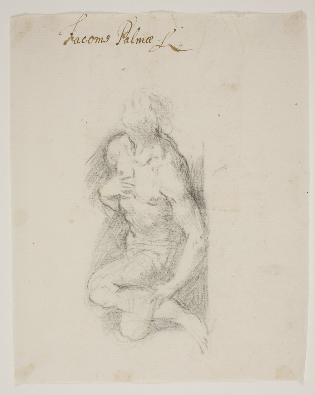 Aziz Sebastian diz çökmüş by Jacopo Palma