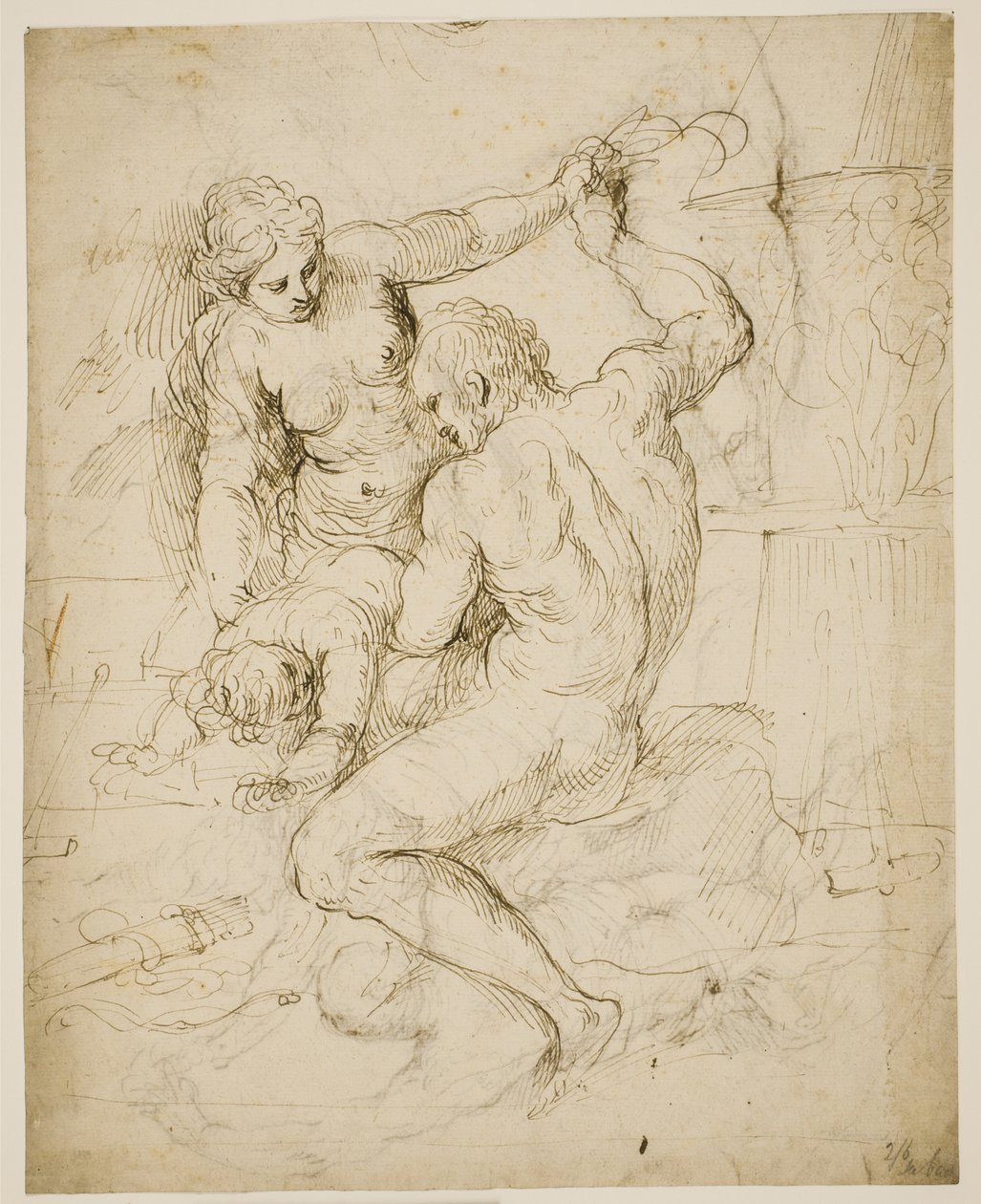 Cupid'in kınanması by Jacopo Palma