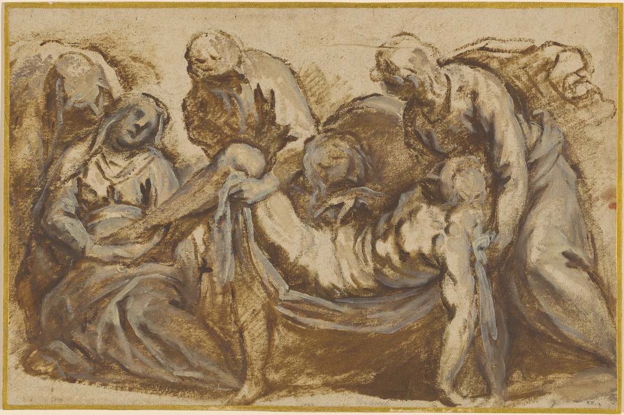 Mesih Mezara Taşındı by Jacopo Palma il Giovane