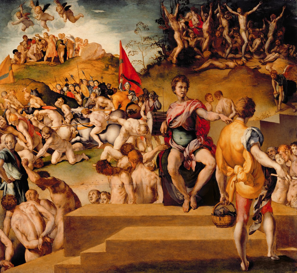Theban Lejyonunun Şehitliği by Jacopo Pontormo