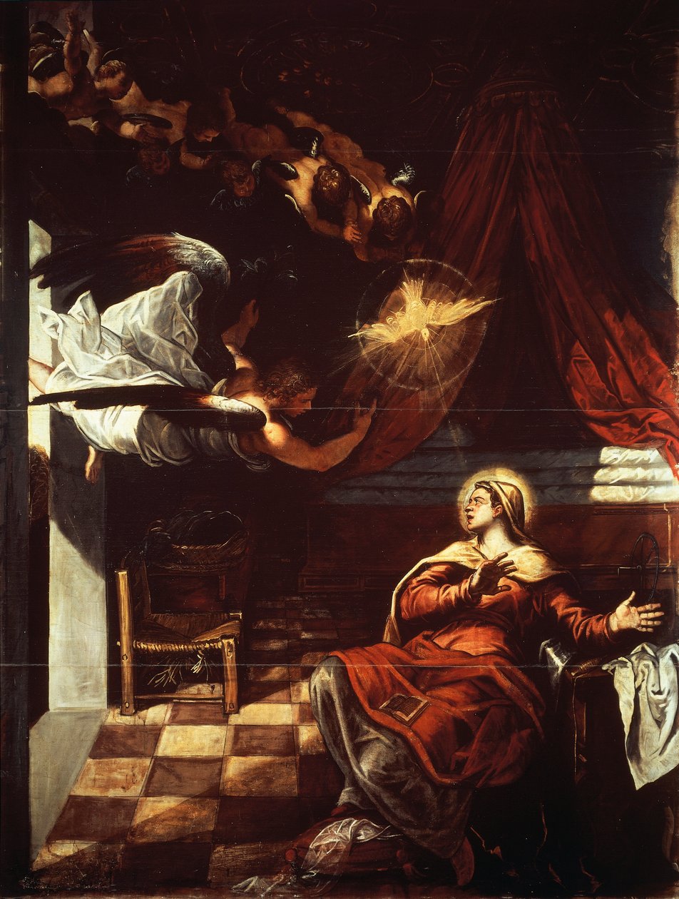 duyuru by Jacopo Robusti Tintoretto