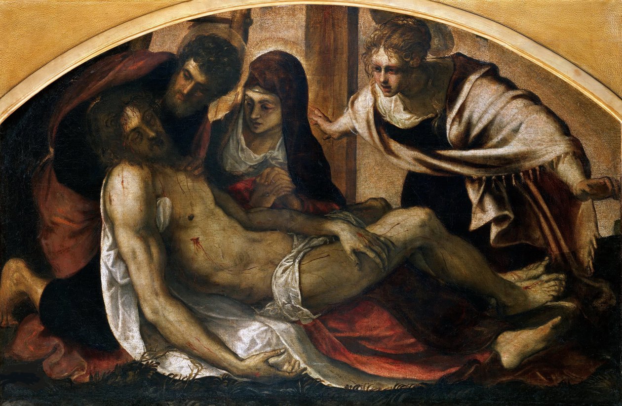 Pieta, 1563. by Jacopo Robusti Tintoretto