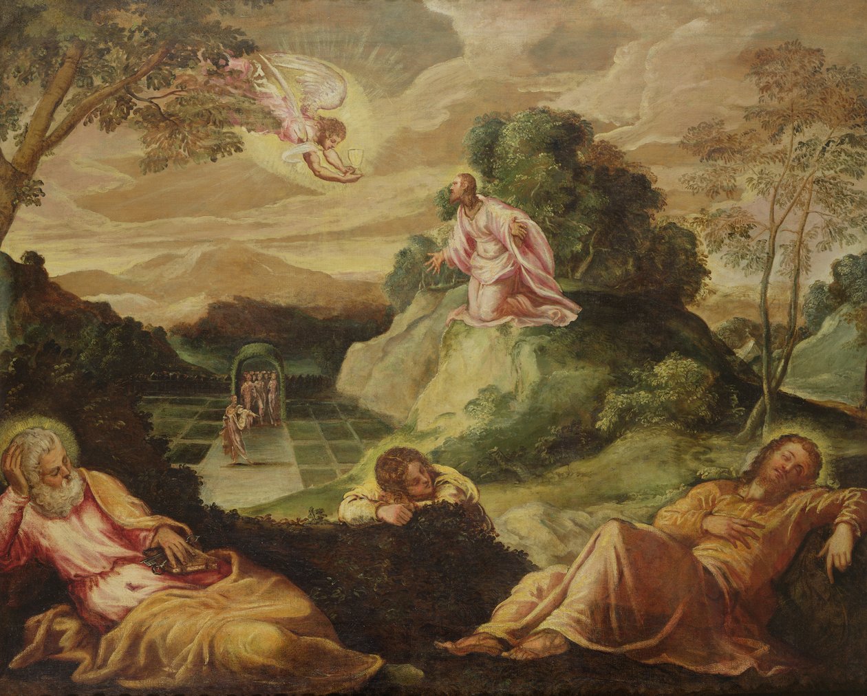 Bahçedeki Acı by Jacopo Robusti Tintoretto